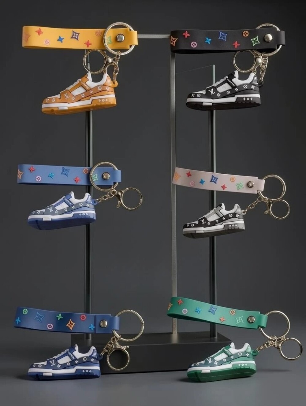 Sneaker LV Silicone Bag Charm - Multiple Colors - Picture 8 of 9